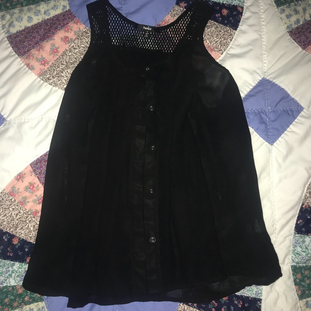 Papaya button up tank